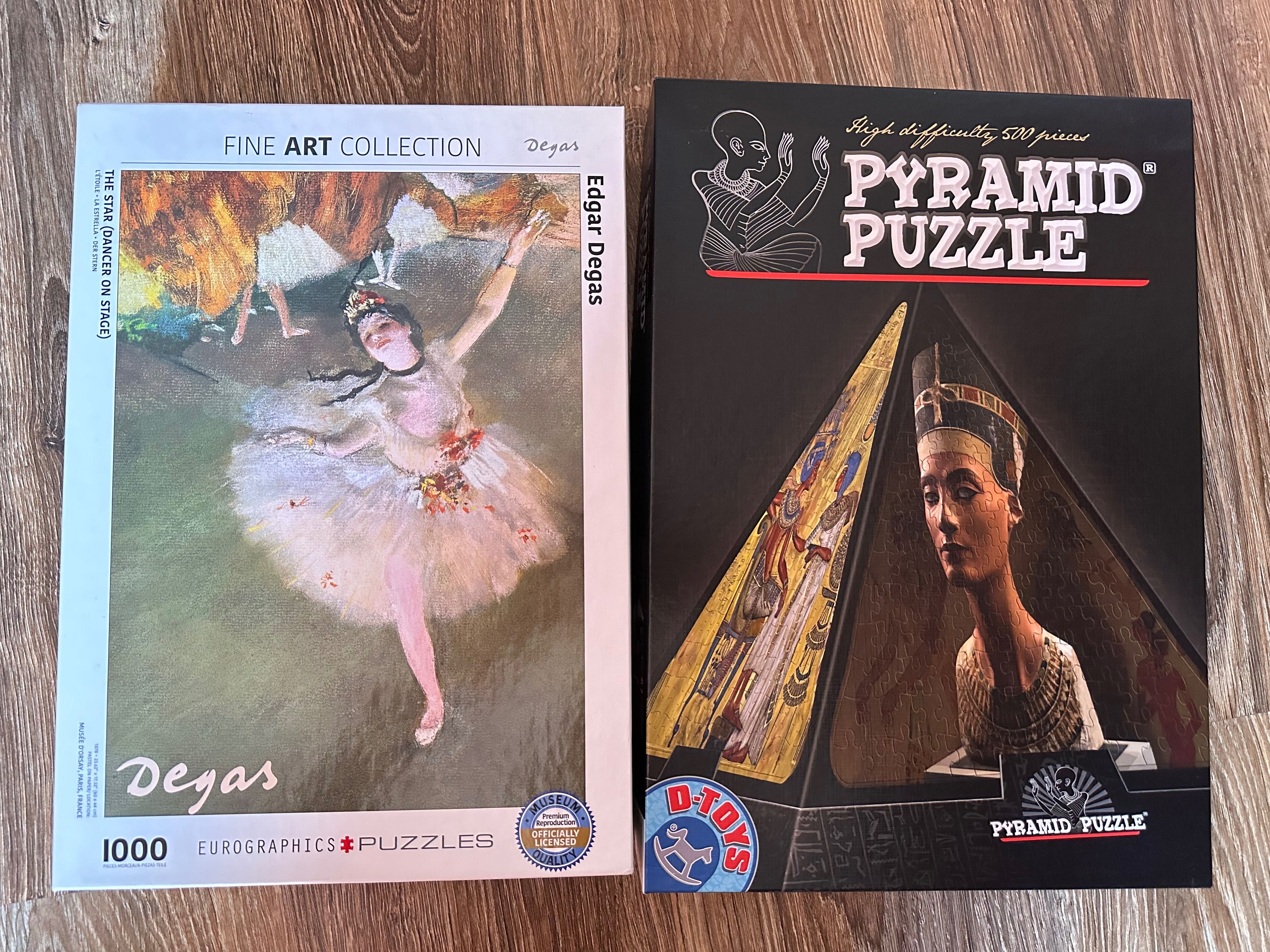 Пъзел 1000 части/ Пъзел пирамида 500 части / Настолна игра PYRAMIDS