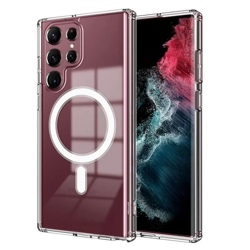 Силиконов калъф Magsafe за Samsung S22/S23/S24/S25 Plus и Ultra