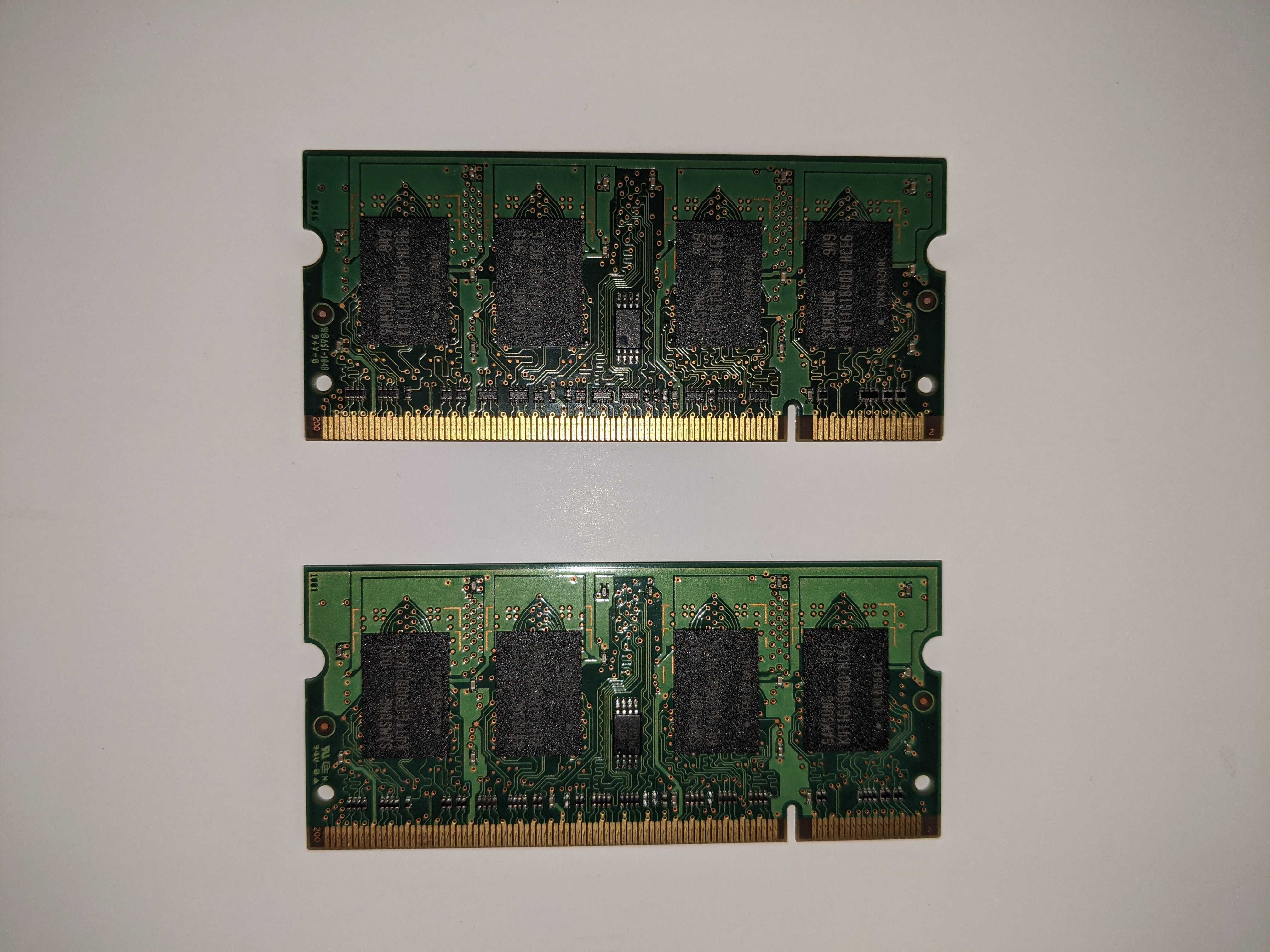 Memorie RAM Laptop SODIMM DDR2 2x1GB 667MHz Samsung