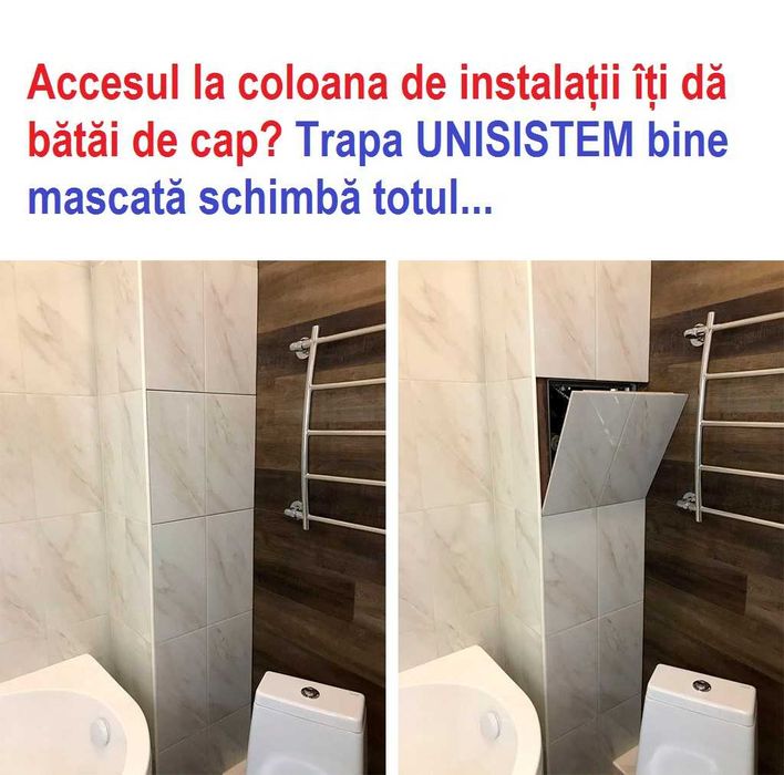 Nou! - trape de vizitare cu montaj direct in zidarie (bca, caramida)