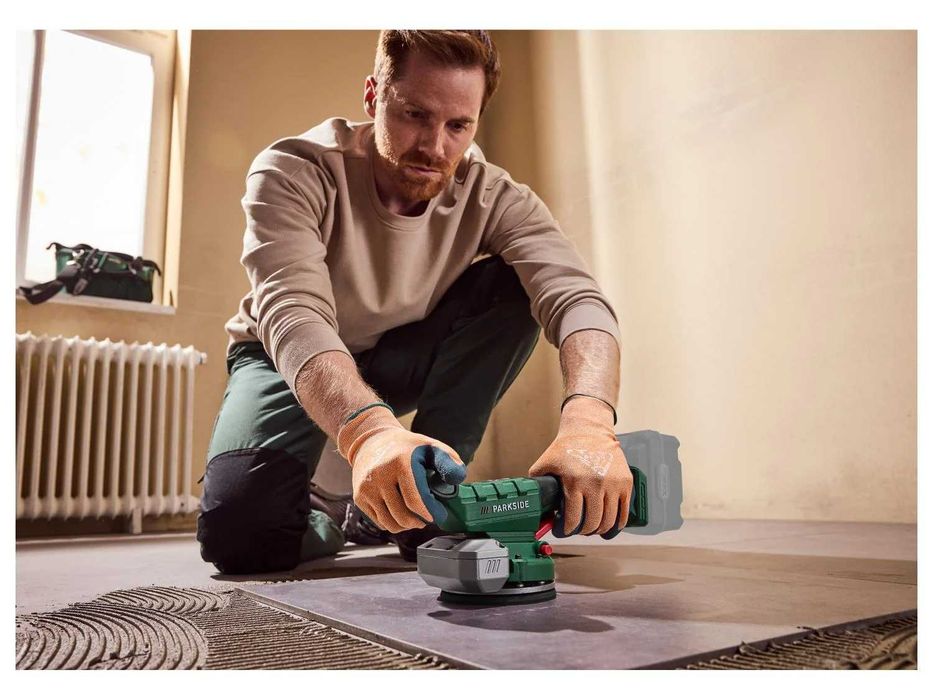 3г.ГАРАНЦИЯ 20 V безжичен вибратор за плочки Parkside PAFR 20-Li A1