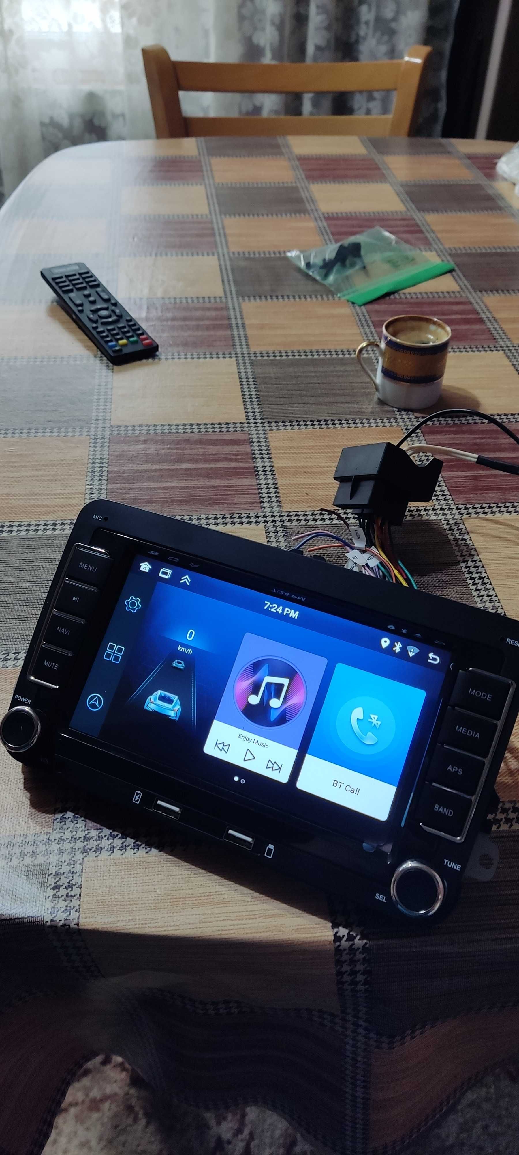 Мултимедия 7" 2-DIN с Android 12 за Volkswagen,SEAT,Skoda,Android auto