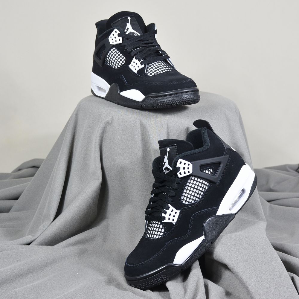Pantofi Sport Air Jordan 4 White Thunder - 100% originali
