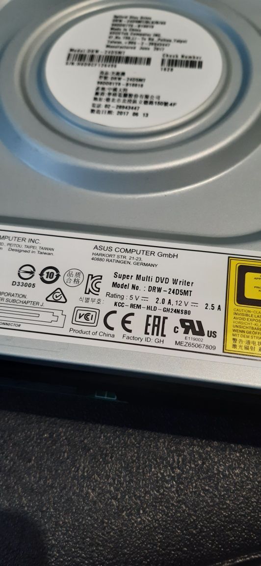 Cd writer Asus Sata