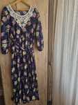 Rochie lunga XL material fin