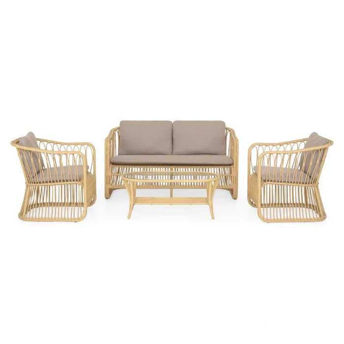 Set mobilier gradina/terasa 2 fotolii canapea și masa OFERTA RICHMOND