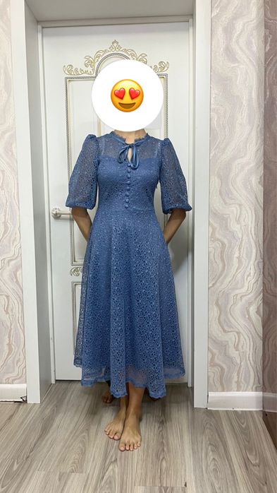 Платье кружева гипюр