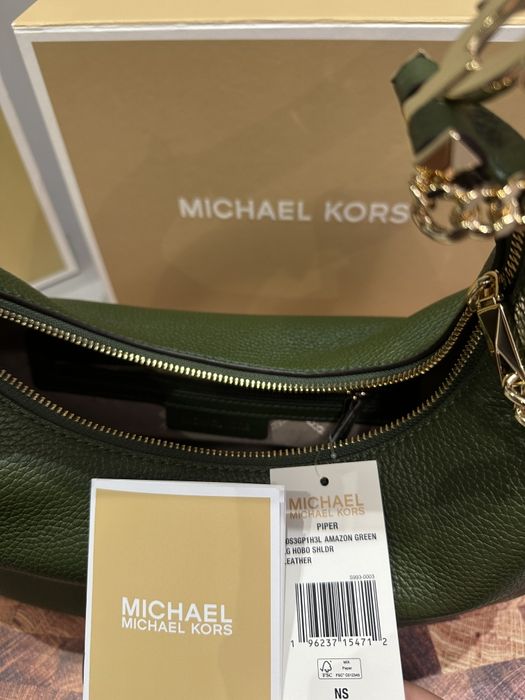 Дамска чанта Michael Kors Piper Amazon Green