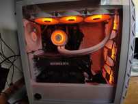 Carcasa PC Montech AIR 903 MAX RGB alb 6 ventilatoare pwm