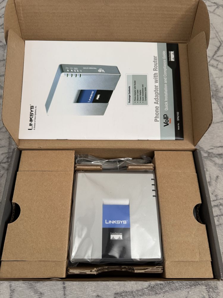 Голосовой Шлюз Linksys SPA2102