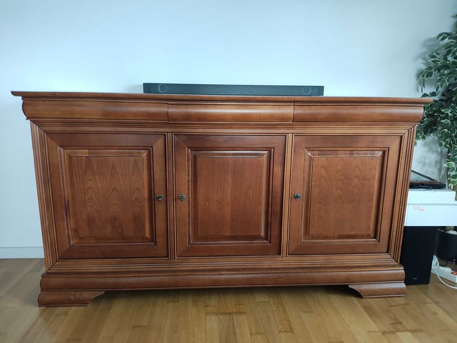 Comodă inalta cu 3uși3 sertare LOUIS PHILIPPE Mobexpertfara zgarieturi