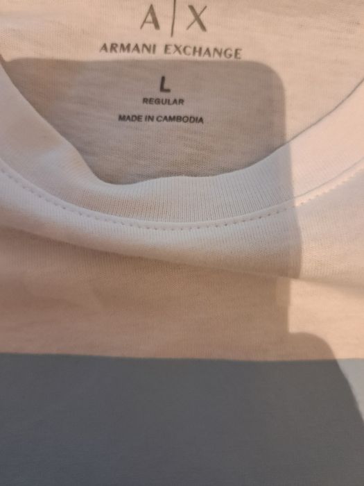 Armani Exchange мъжка тениска L размер