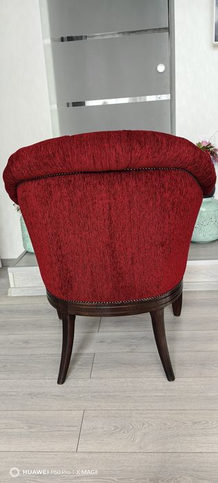 Fotoliu vintage vișiniu