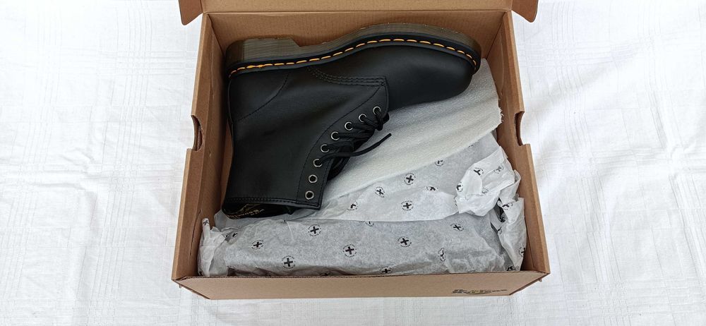 Dr Martens 1460 Black Nappa ghete unisex 38 și 39
