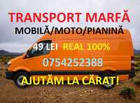 Transport (Debrasare) Marfa, Mobila, Moto, Pianine! 49 lei real 100%!