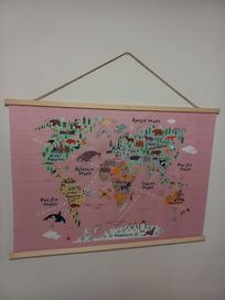 Детска карта на света