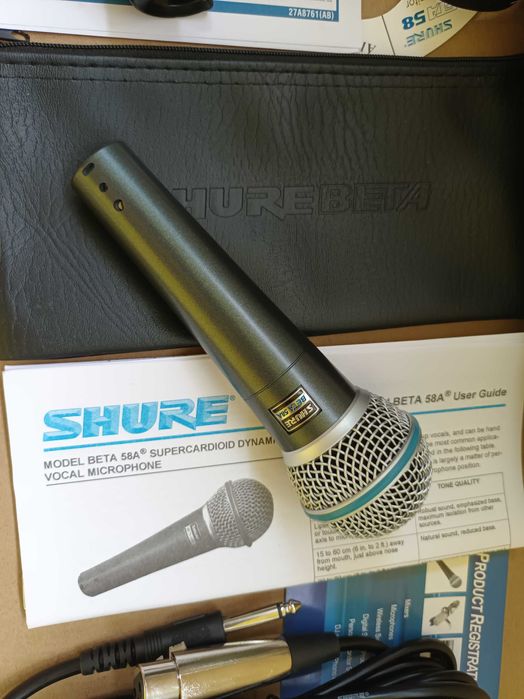 Microfon tobe Microfon shure beta 58a Microfon instrumentisti/studio