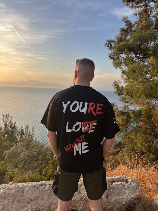 Oversize тениска, "No Risk, No Story"