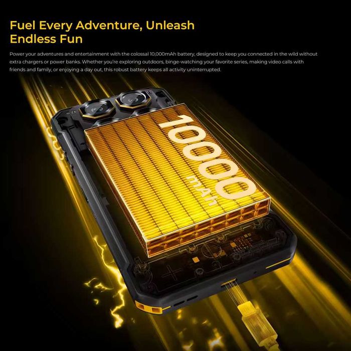 OUKITEL WP60 5G - 7.2" 16GB+32GB/512GB, 108MP, 10000mAh, Android 15