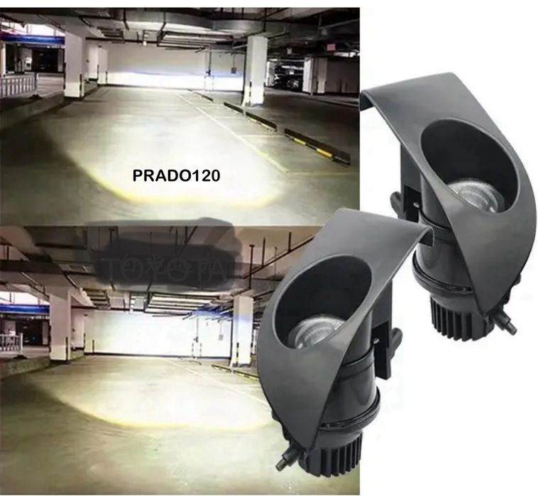 Bi led фары Тойота Prado 120
