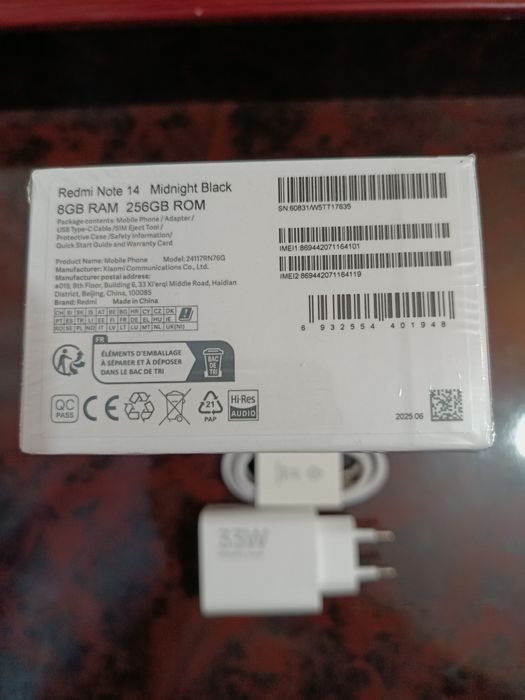 Продаётся смартфон REDMI NOTE 14 8/256 GB