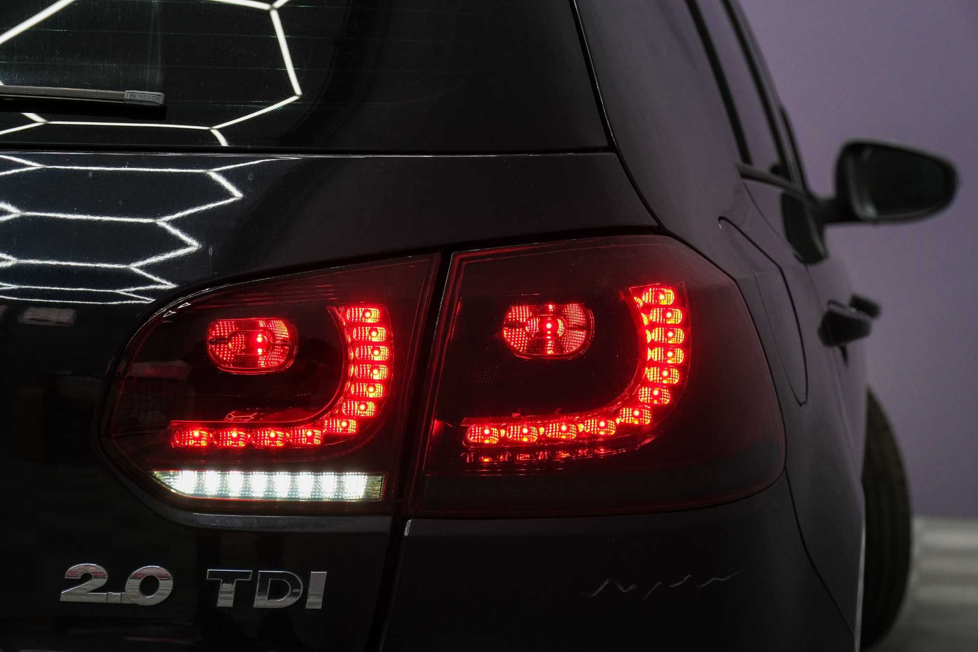 Promo Stopuri FULL LED VW Golf 6 R20 Semnal Dinamic Rosu/Fumuriu