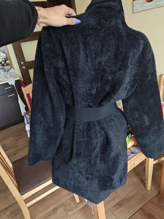 Черно дамско палто