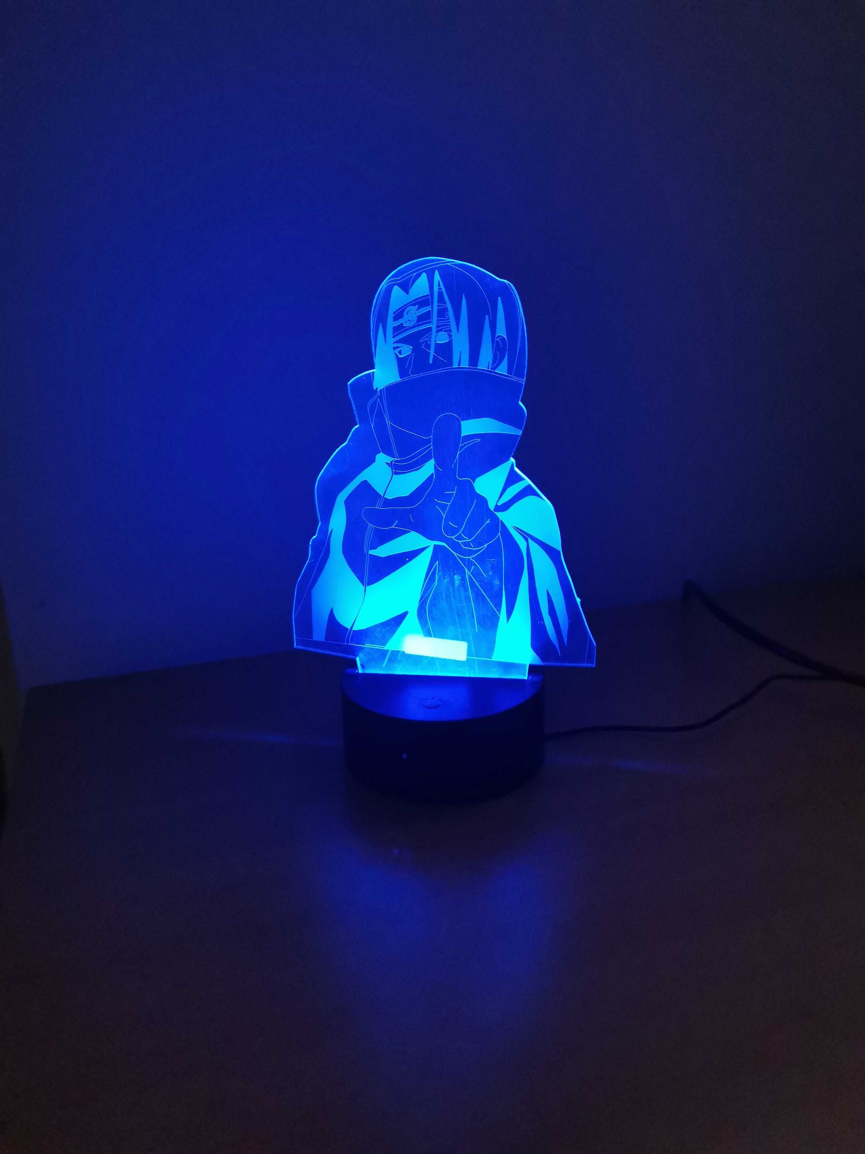 Lampă 3D LED Itachi Uchiha: Anime în Propria Ta Casă?