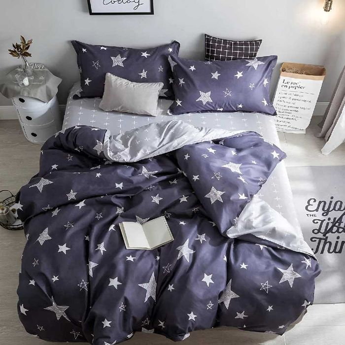 Двулицево спално бельо, 4 части