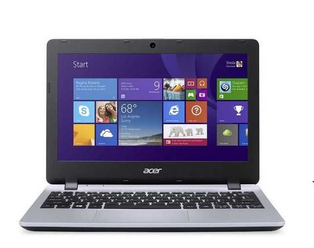 Лаптоп Acer E3-112, Intel Celeron N2840 (2.58GHz), RAM 8GB, SSD 128GB