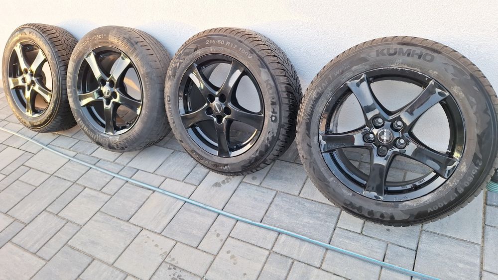 Roți de iarnă 17" Opel / Jeep / Fiat cu cauciucuri 215/60/17