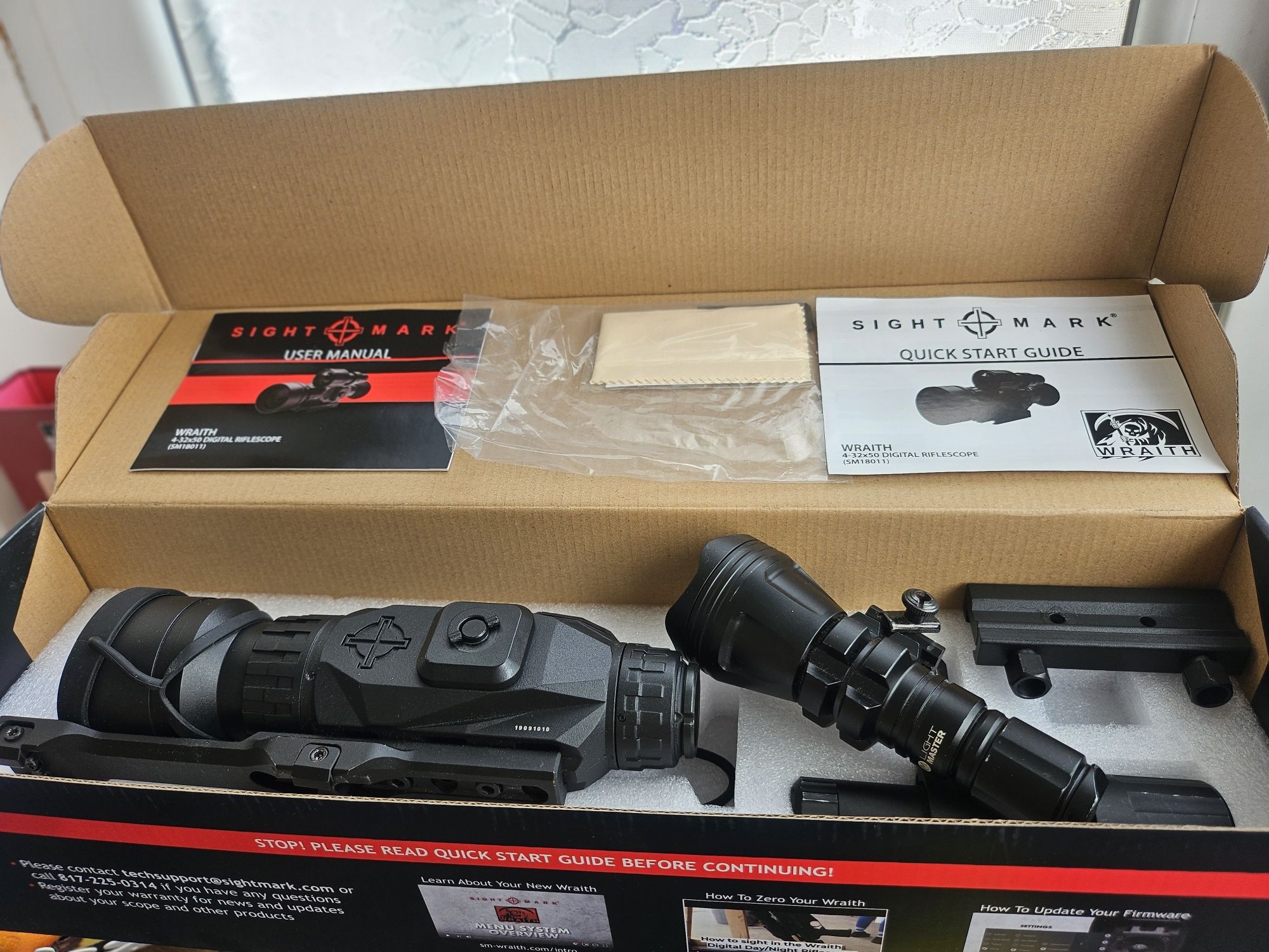Цифров мерник Sightmark - Wraith HD 4-32x50