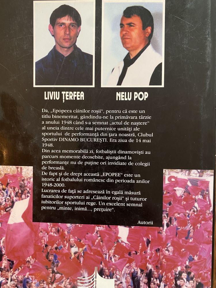 Carte Dinamo - Epopeea Cainilor Rosii 2001