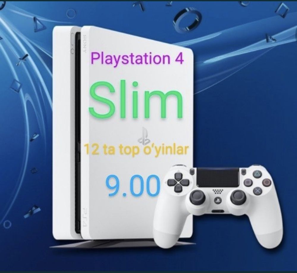 Playstation4 slim 1TB завод привоз как новый не с клубов