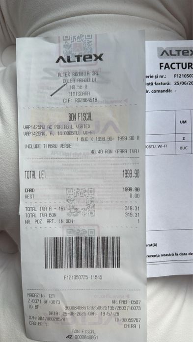 Vand aparat aer conditionat