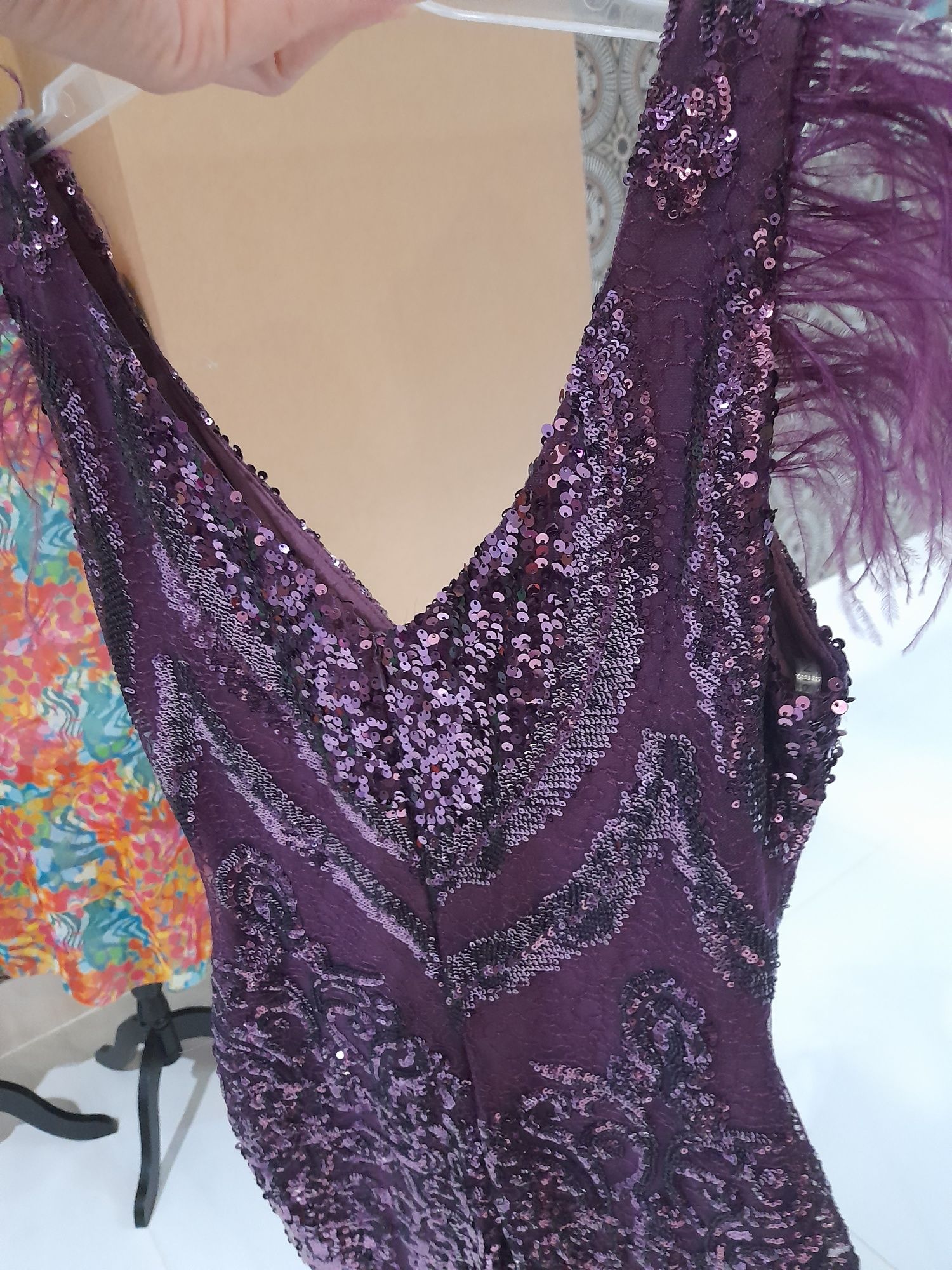 Rochie mov cu eticheta 38