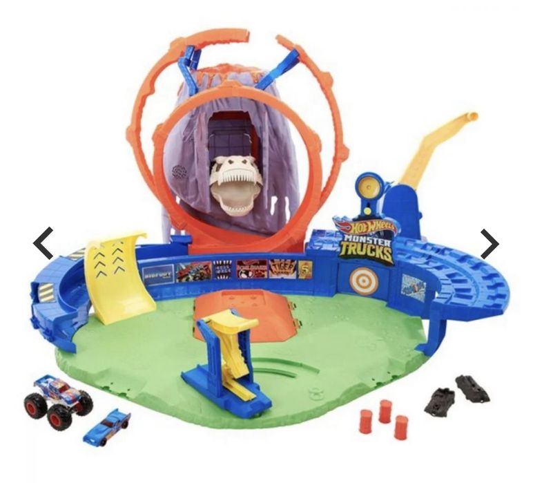 Hot Wheels, Monster Truck T-Rex Volcano Arena