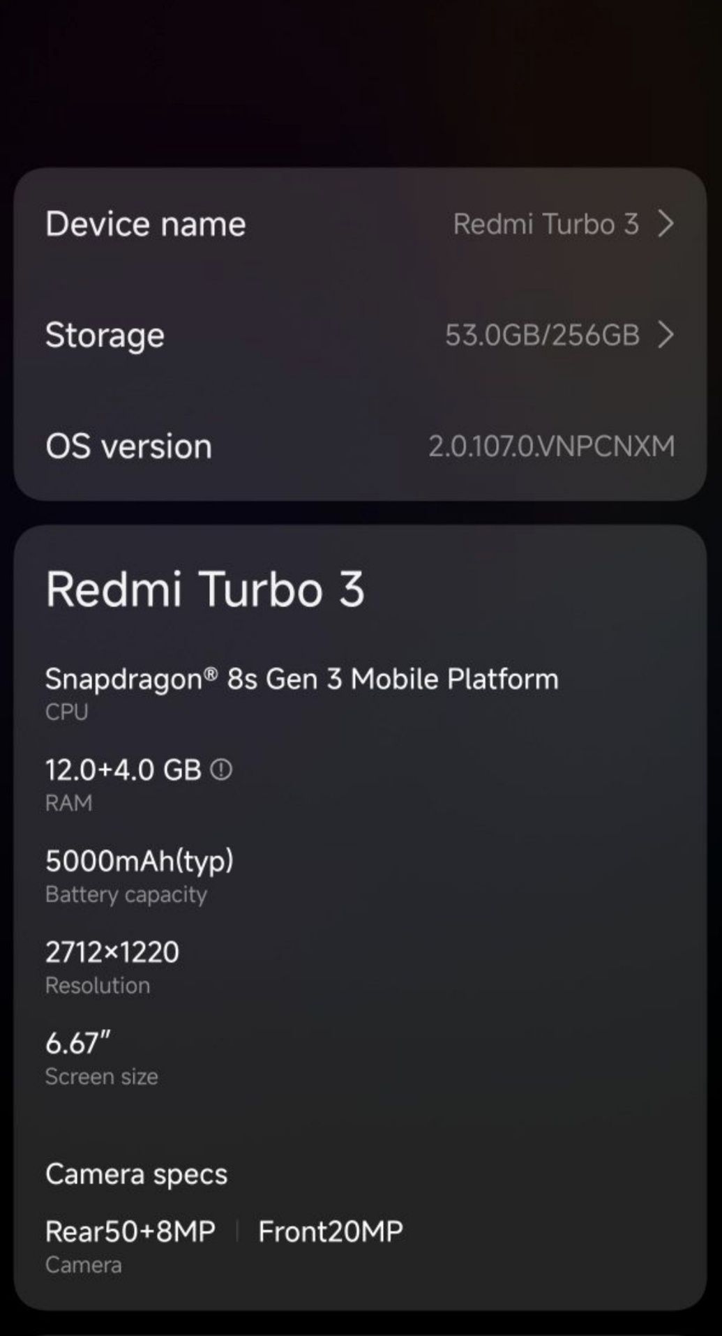 Poco f6 12 / 256