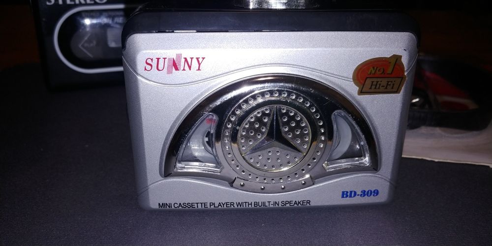 Walkman cu casti stereo