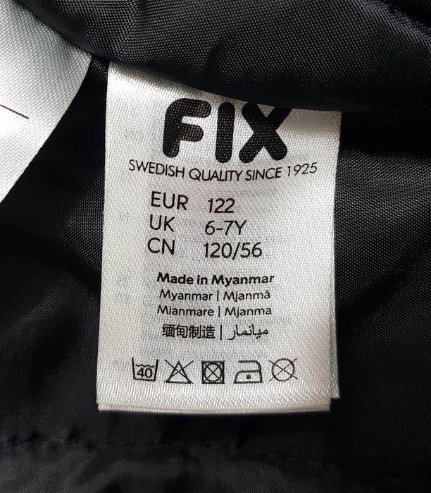 Salopeta nouă ptr iarnă FIX Swedish, Overall ski combinezon zăpadă 122