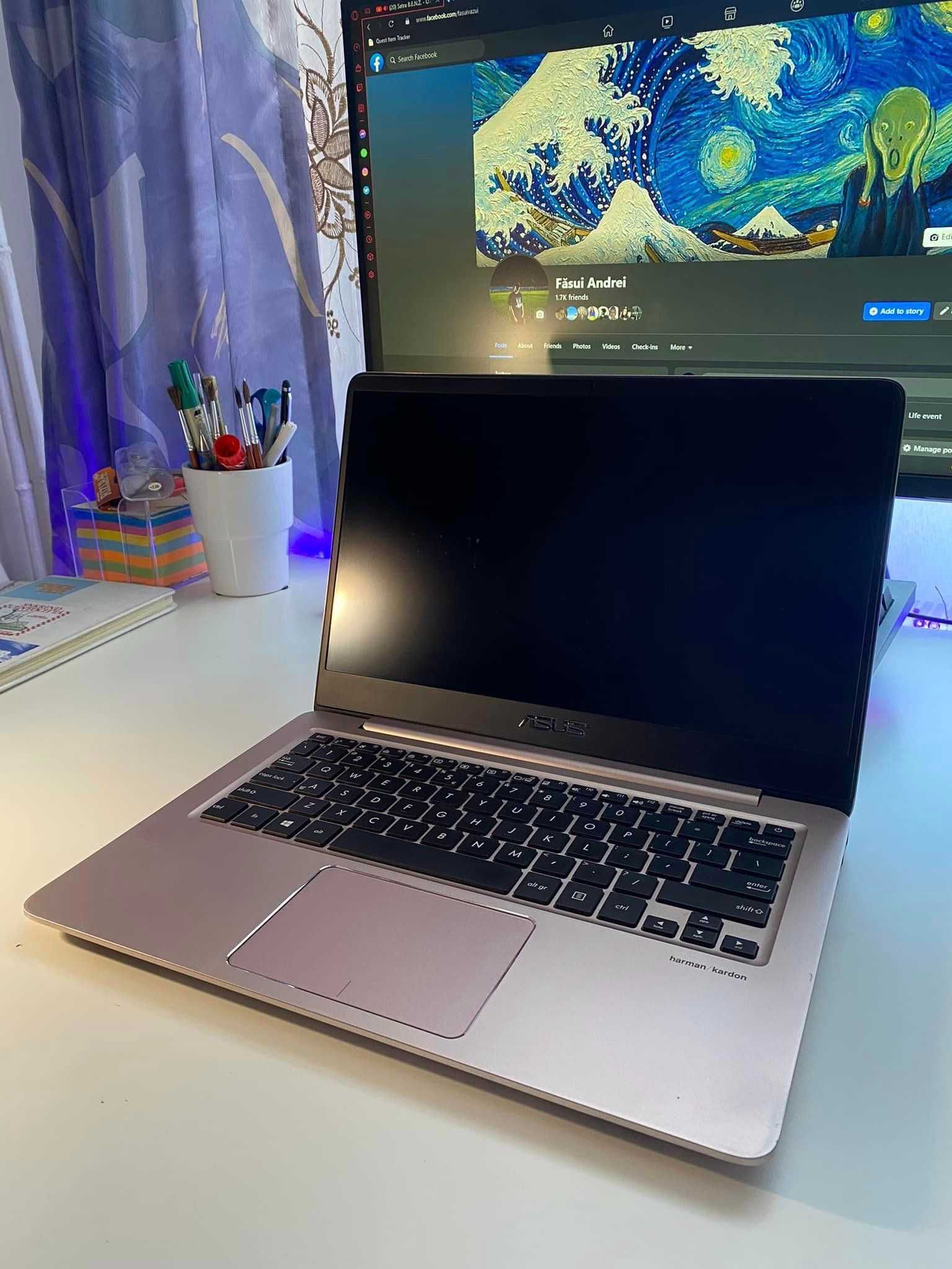 Laptop ASUS ZenBook UX410UQ, procesor Intel i7 7500U