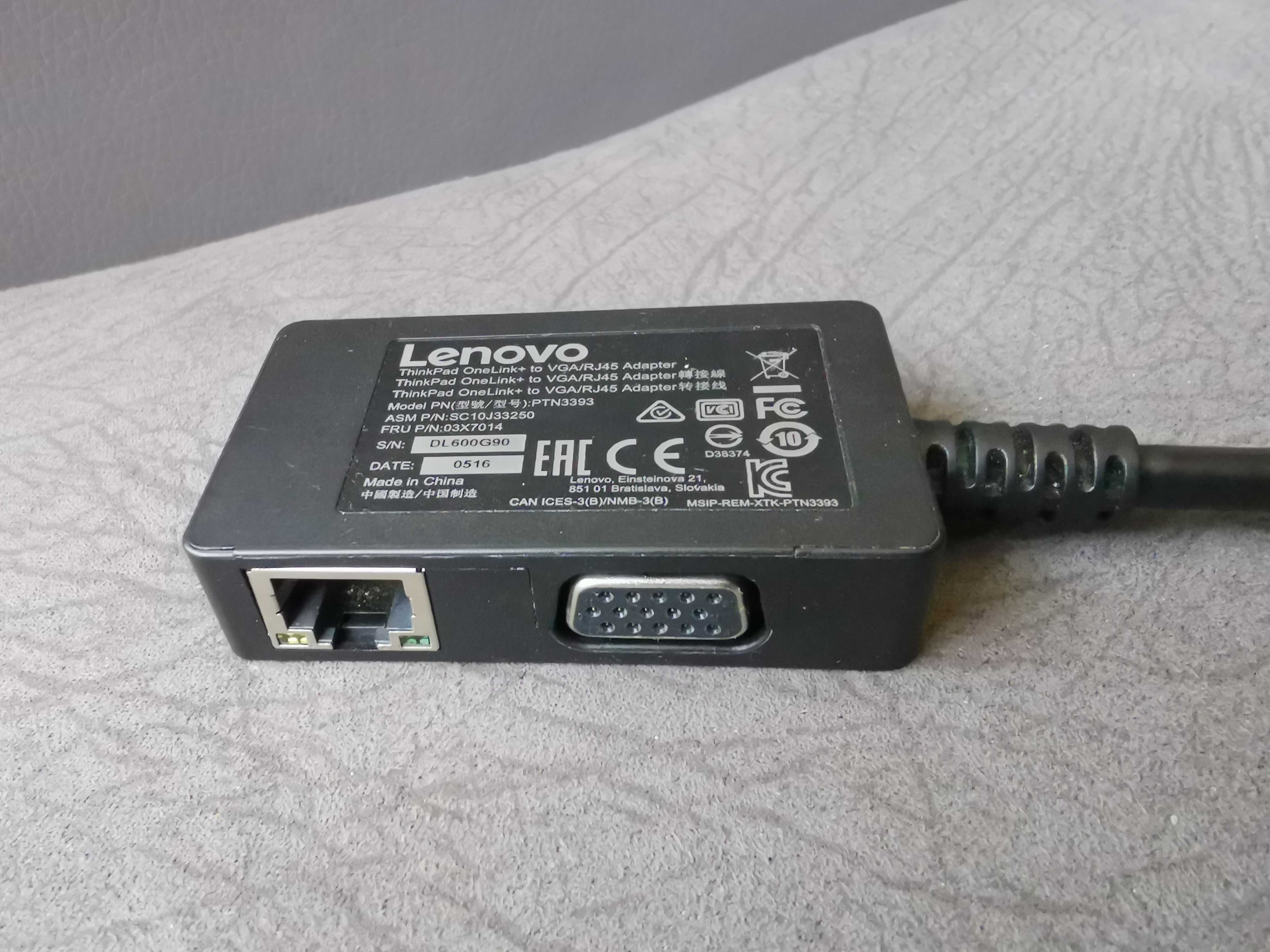 LENOVO Adaptor ThinkPad OneLink+ pentru VGA Si RJ45