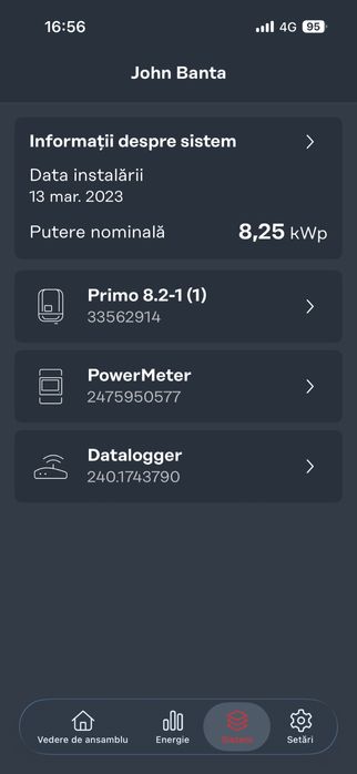 Invertor Fronius+ Smart Meter