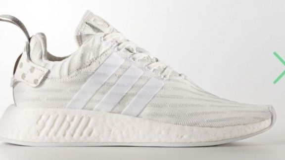 Adidas NMD R2 primeknit triple размер 41 1/3