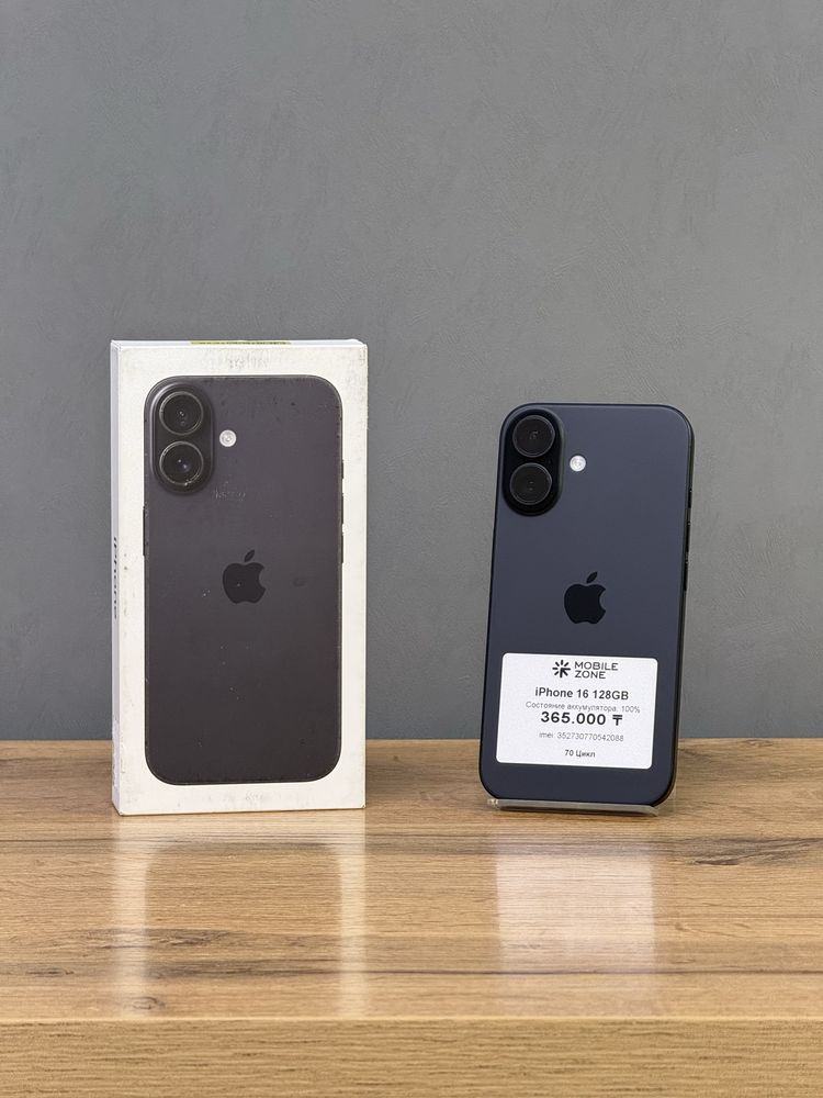 iPhone 16 128 GB АКБ 100% | Mobile Zone