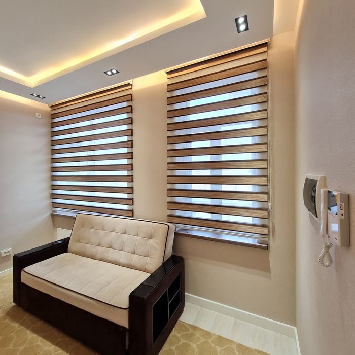 Жалюзи комбо | Жалюзи на окна | Установка карнизов. Jk045