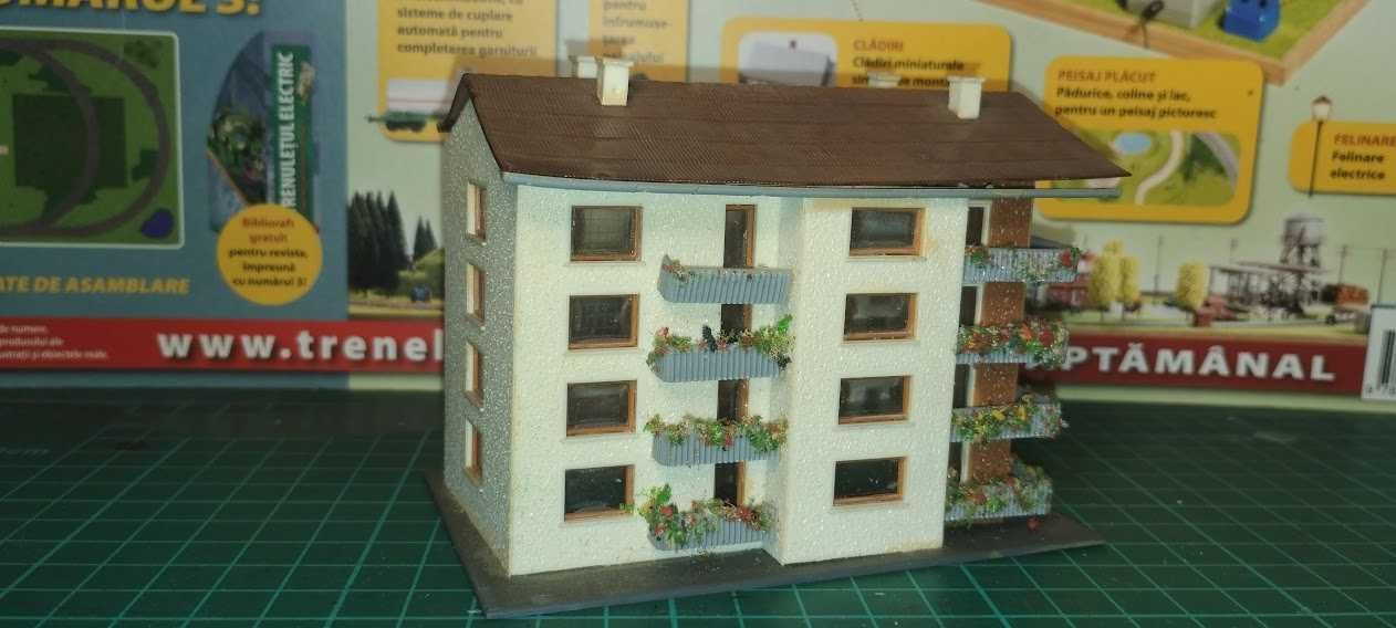 Trenulet casuta cladire block 1:160 N Faller 2292 diorama