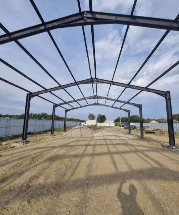 Vand hale metalice demontabile pe suruburi prindere mecanica