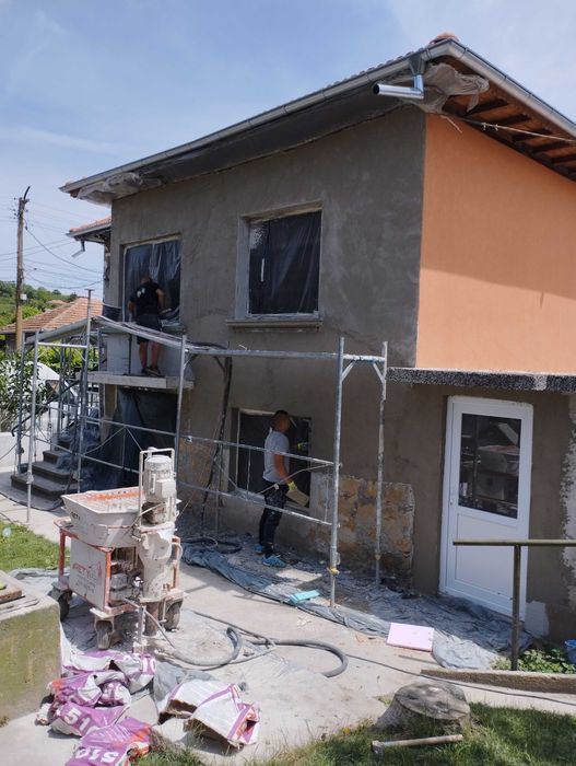 Машинна мазилка и замазка изолация с монофазен и трифазен турбозол