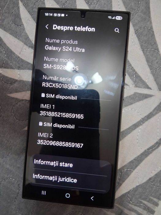 Vand Samsung s24 ultra